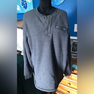 Lee Premium Select Grey Fleece Lined Shirt Jacket Sz. XL